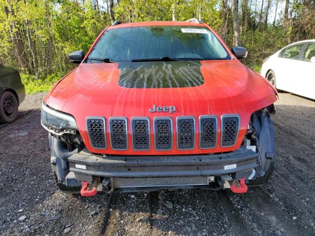 1C4PJMBX7KD346037 - 2019 JEEP CHEROKEE TRAILHAWK RED photo 5