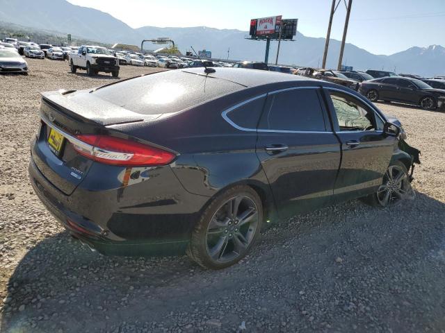 3FA6P0VP4JR232345 - 2018 FORD FUSION SPORT BLACK photo 3