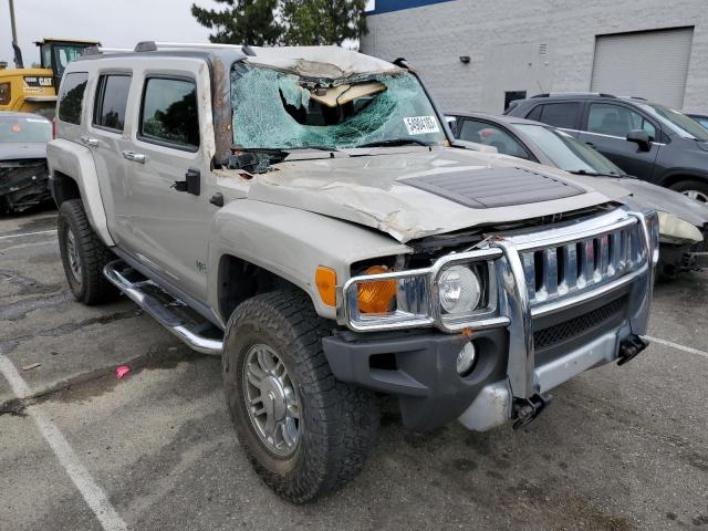 5GTEN13L488137810 - 2008 HUMMER H3 ALPHA BEIGE photo 4