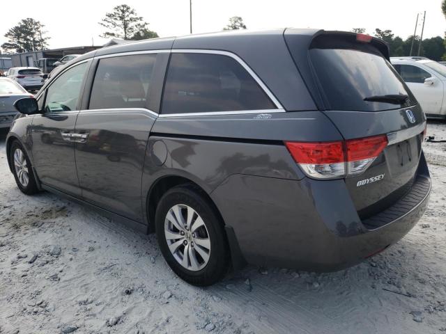 5FNRL5H61FB043017 - 2015 HONDA ODYSSEY EXL GRAY photo 2