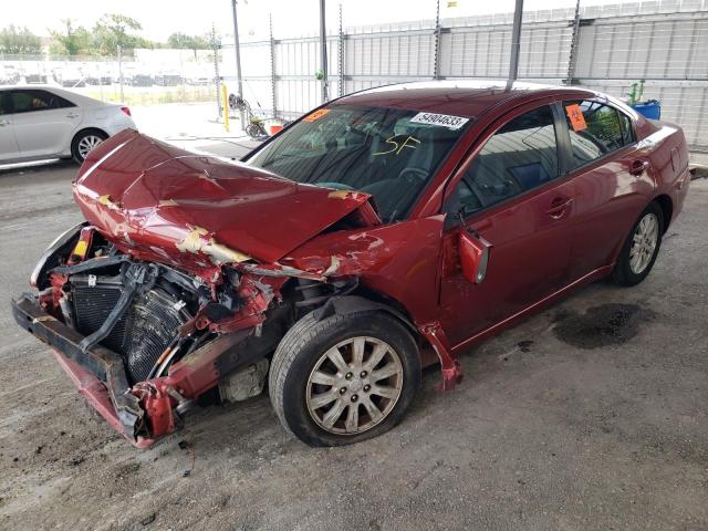 4A3AB36F29E028732 - 2009 MITSUBISHI GALANT ES BURGUNDY photo 1