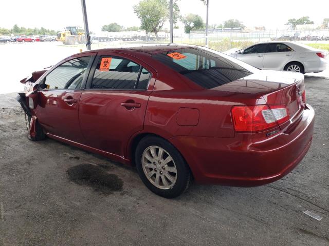 4A3AB36F29E028732 - 2009 MITSUBISHI GALANT ES BURGUNDY photo 2