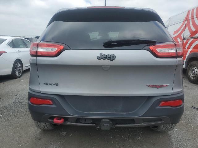 1C4PJMBSXFW624024 - 2015 JEEP CHEROKEE TRAILHAWK SILVER photo 6