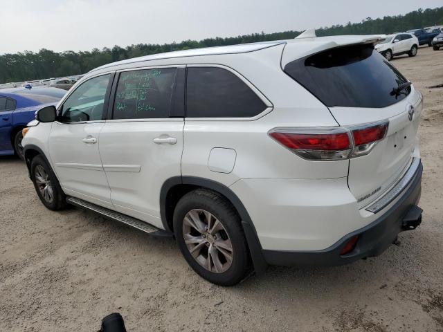 5TDJKRFH7ES056103 - 2014 TOYOTA HIGHLANDER XLE WHITE photo 2
