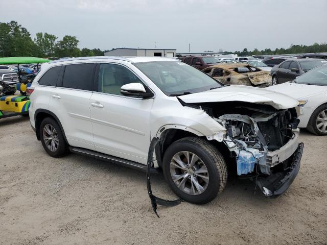 5TDJKRFH7ES056103 - 2014 TOYOTA HIGHLANDER XLE WHITE photo 4