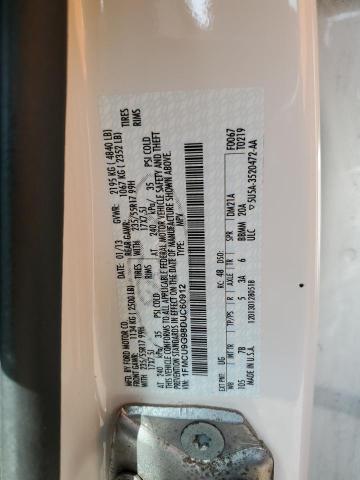 1FMCU9G98DUC60912 - 2013 FORD ESCAPE SE 白色 照片 13