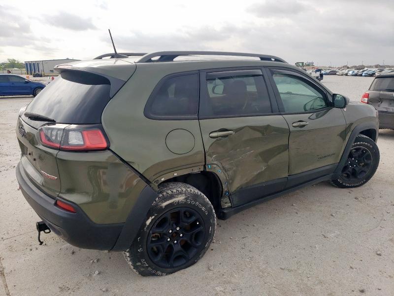 1C4PJMBX6MD137245 - 2021 JEEP CHEROKEE TRAILHAWK GREEN photo 3