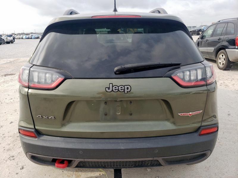 1C4PJMBX6MD137245 - 2021 JEEP CHEROKEE TRAILHAWK GREEN photo 6