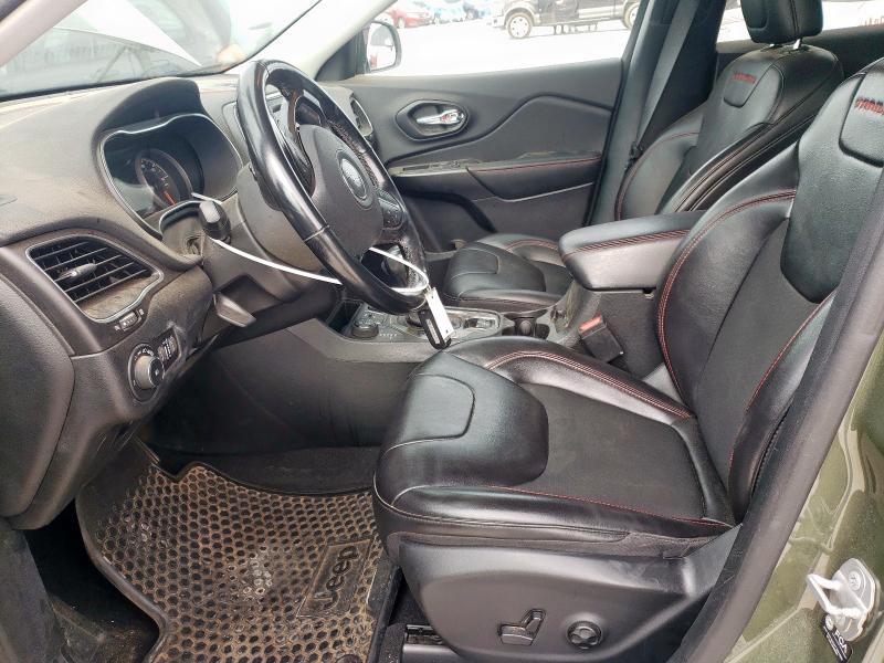 1C4PJMBX6MD137245 - 2021 JEEP CHEROKEE TRAILHAWK GREEN photo 7