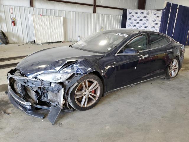 5YJSA1H14EFP48946 - 2014 TESLA MODEL S BLUE photo 1