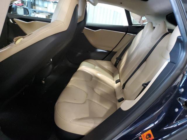 5YJSA1H14EFP48946 - 2014 TESLA MODEL S BLUE photo 10