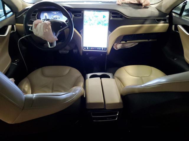 5YJSA1H14EFP48946 - 2014 TESLA MODEL S BLUE photo 8