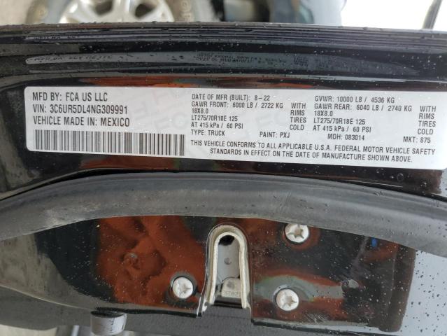 3C6UR5DL4NG309991 - 2022 RAM 2500 BIG HORN/LONE STAR BLACK photo 13