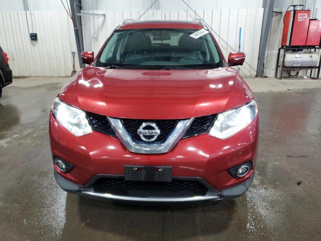 5N1AT2MV6FC919078 - 2015 NISSAN ROGUE S RED photo 5