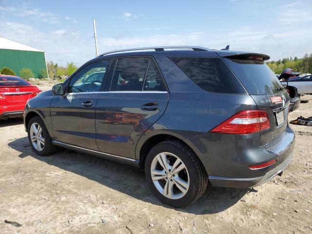 4JGDA5HB6DA205366 - 2013 MERCEDES-BENZ ML 350 4MATIC GRAY photo 2