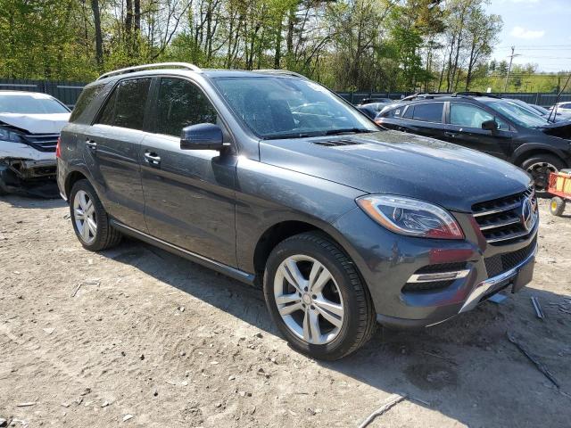 4JGDA5HB6DA205366 - 2013 MERCEDES-BENZ ML 350 4MATIC GRAY photo 4