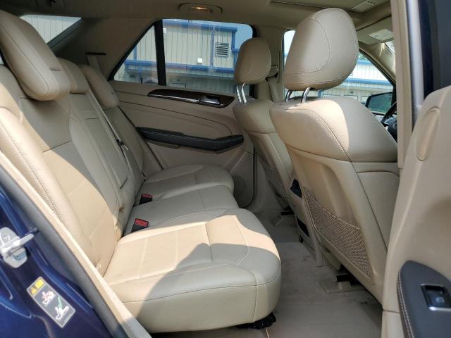 4JGDA5HB8FA510743 - 2015 MERCEDES-BENZ ML 350 4MATIC BLUE photo 11