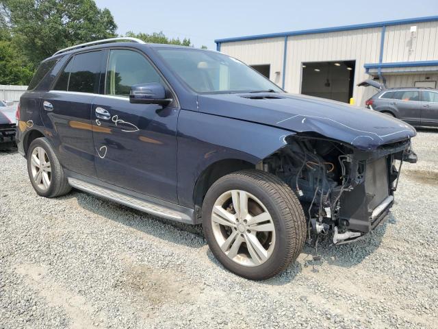 4JGDA5HB8FA510743 - 2015 MERCEDES-BENZ ML 350 4MATIC BLUE photo 4