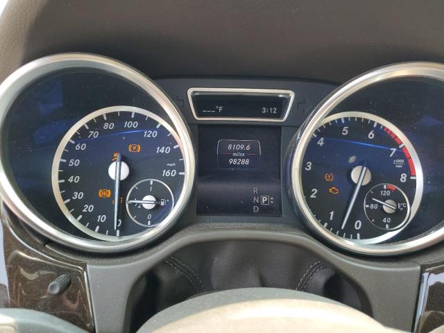 4JGDA5HB8FA510743 - 2015 MERCEDES-BENZ ML 350 4MATIC BLUE photo 9