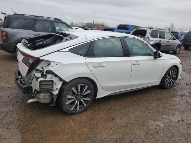 19XFL1H73RE007411 - 2024 HONDA CIVIC EXL WHITE photo 3