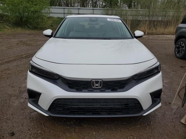 19XFL1H73RE007411 - 2024 HONDA CIVIC EXL WHITE photo 5