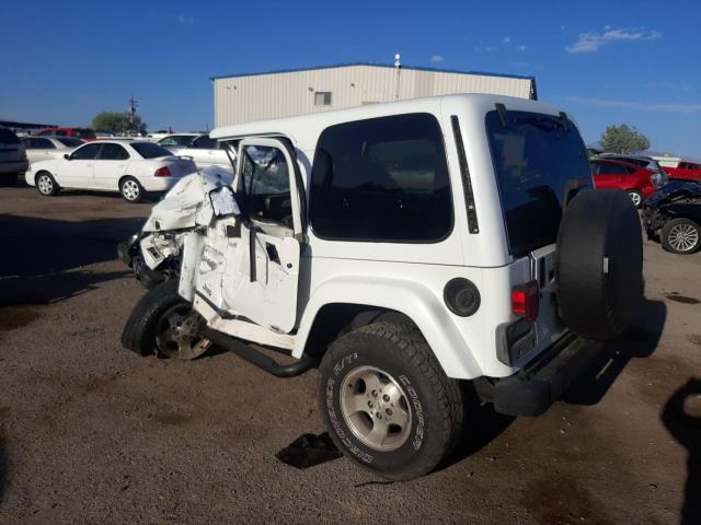 1J4FA59S3YP796491 - 2000 JEEP WRANGLER / SAHARA WHITE photo 2