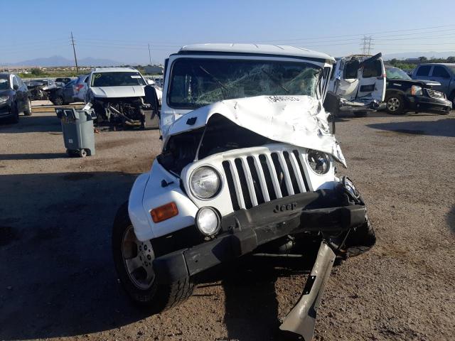 1J4FA59S3YP796491 - 2000 JEEP WRANGLER / SAHARA WHITE photo 5