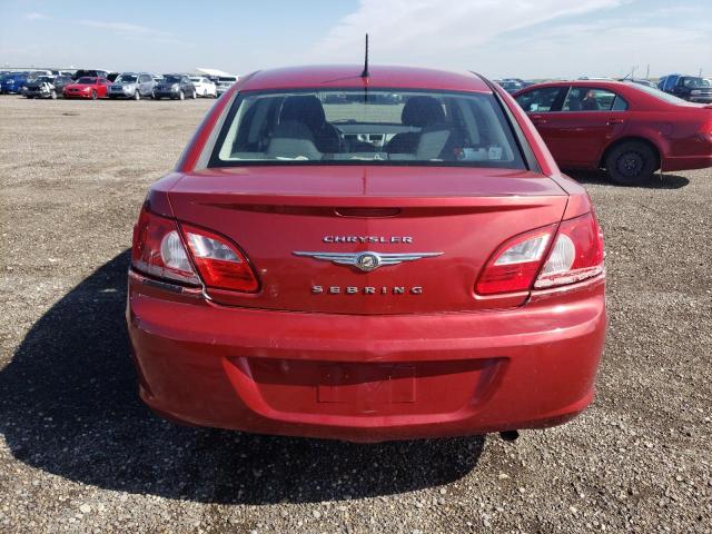 1C3LC46B69N517845 - 2009 CHRYSLER SEBRING LX RED photo 6