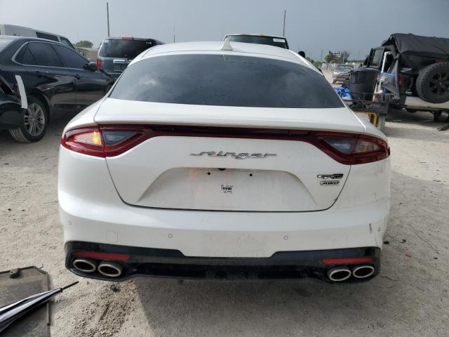 KNAE15LA4L6072757 - 2020 KIA STINGER WHITE photo 6