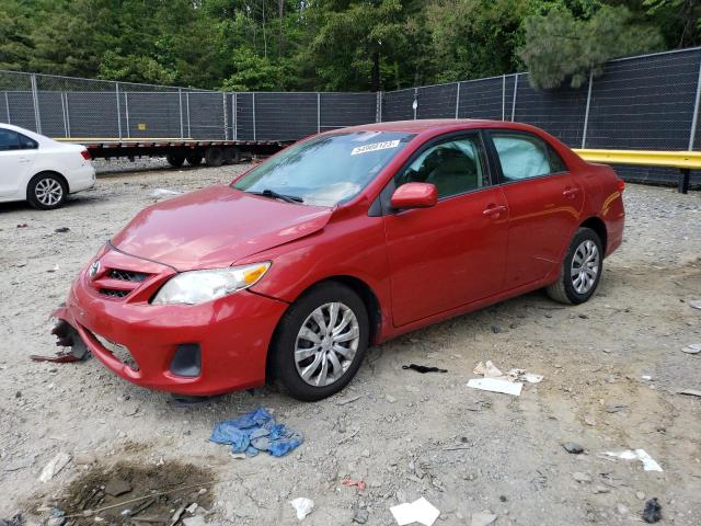 2T1BU4EE2CC788489 - 2012 TOYOTA CAROLA BASE RED photo 1