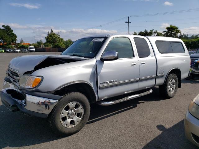 5TBRT3410YS002755 - 2000 TOYOTA TUNDRA ACCESS CAB SILVER photo 1