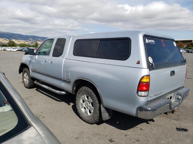 5TBRT3410YS002755 - 2000 TOYOTA TUNDRA ACCESS CAB SILVER photo 2