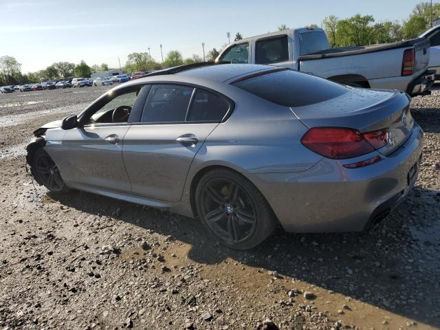 WBA6D6C55JG388700 - 2018 BMW 650 XI GRAN COUPE CHARCOAL photo 2