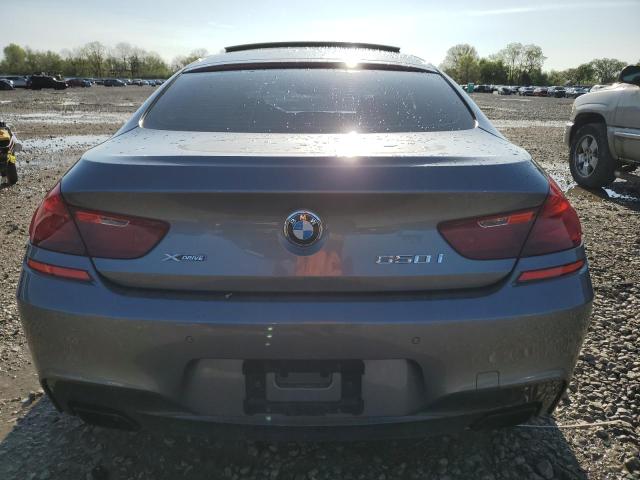 WBA6D6C55JG388700 - 2018 BMW 650 XI GRAN COUPE CHARCOAL photo 6