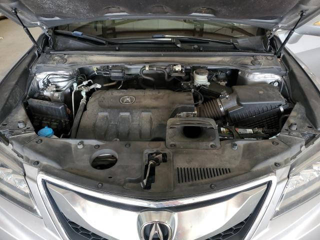 5J8TB4H78JL001706 - 2018 ACURA RDX ADVANCE SILVER photo 12