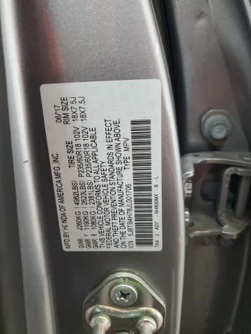 5J8TB4H78JL001706 - 2018 ACURA RDX ADVANCE SILVER photo 13