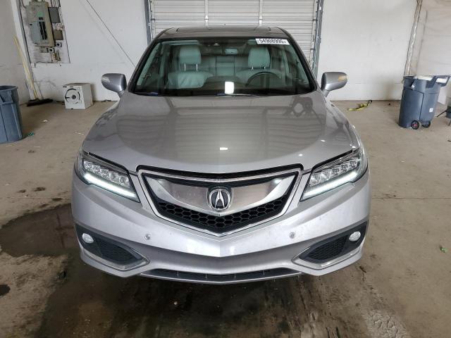 5J8TB4H78JL001706 - 2018 ACURA RDX ADVANCE SILVER photo 5