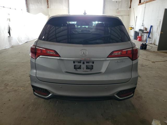 5J8TB4H78JL001706 - 2018 ACURA RDX ADVANCE SILVER photo 6