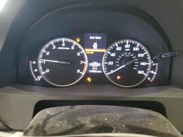 5J8TB4H78JL001706 - 2018 ACURA RDX ADVANCE SILVER photo 9