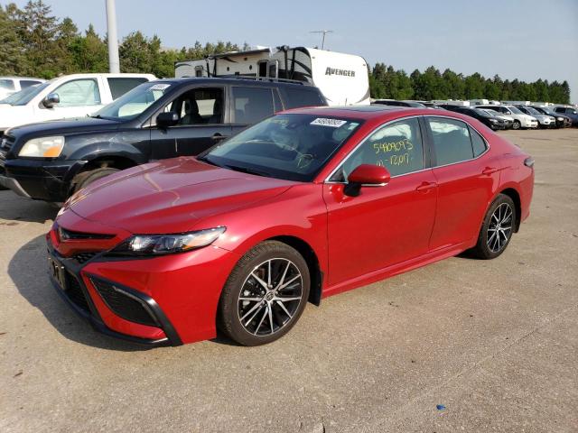 4T1T11AK9PU094023 - 2023 TOYOTA CAMRY SE NIGHT SHADE RED photo 1