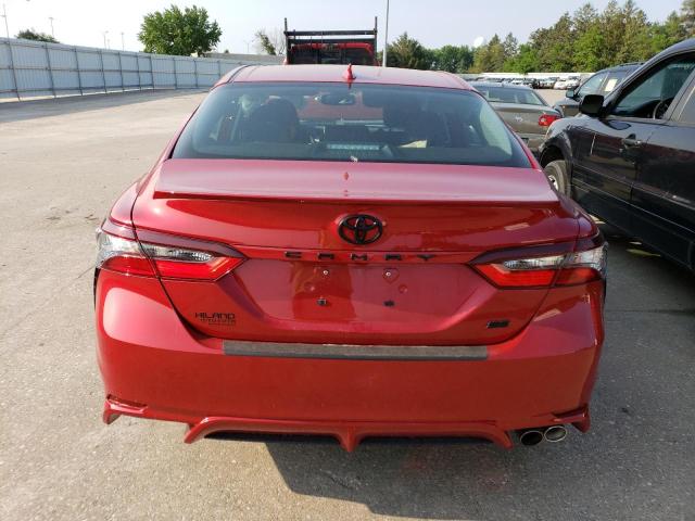 4T1T11AK9PU094023 - 2023 TOYOTA CAMRY SE NIGHT SHADE RED photo 6