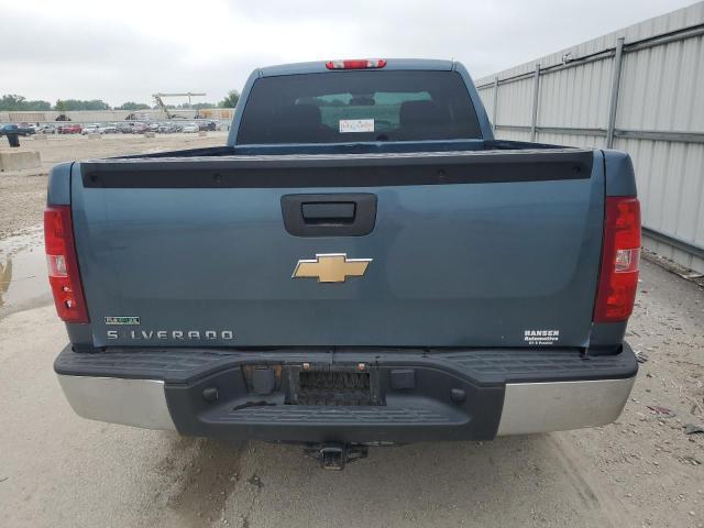 1GCSKPE33AZ200270 - 2010 CHEVROLET SILVERADO K1500 BLUE photo 6