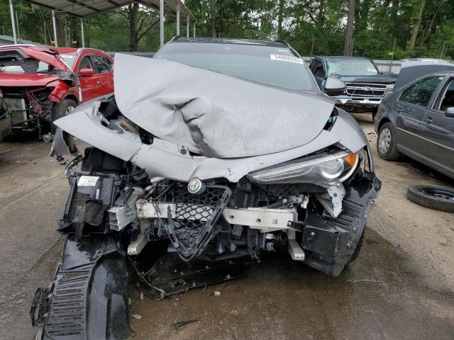 ZASFAKNN6J7B70886 - 2018 ALFA ROMEO STELVIO TI SPORT SILVER photo 5