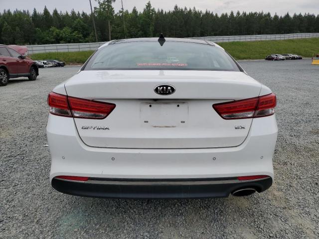 5XXGU4L34GG086681 - 2016 KIA OPTIMA EX WHITE photo 6