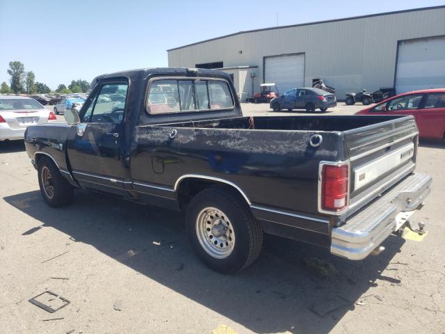 1B7GE16Z9LS693591 - 1990 DODGE D-SERIES D150 BLACK photo 2