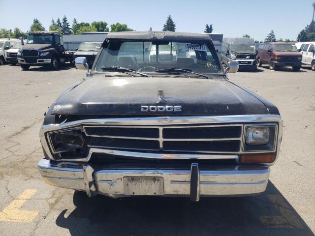 1B7GE16Z9LS693591 - 1990 DODGE D-SERIES D150 BLACK photo 5