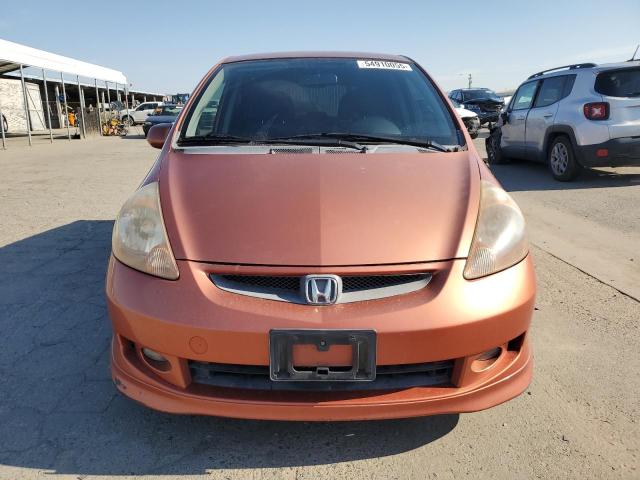 JHMGD386X7S063388 - 2007 HONDA FIT S 橙色 照片 5