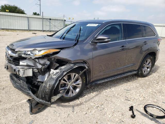 5TDKKRFH2FS087653 - 2015 TOYOTA HIGHLANDER XLE Boz foto 1