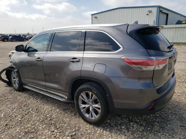 5TDKKRFH2FS087653 - 2015 TOYOTA HIGHLANDER XLE Boz foto 2
