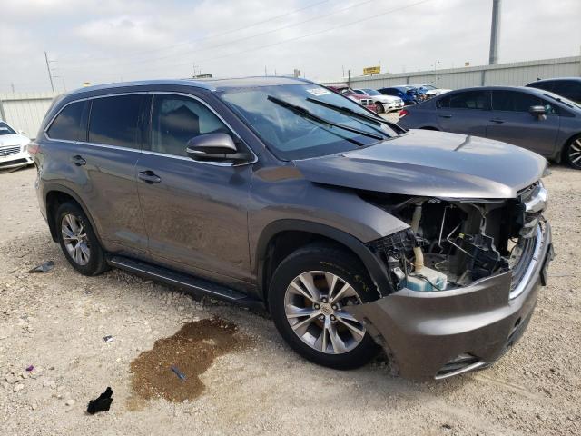 5TDKKRFH2FS087653 - 2015 TOYOTA HIGHLANDER XLE Boz foto 4